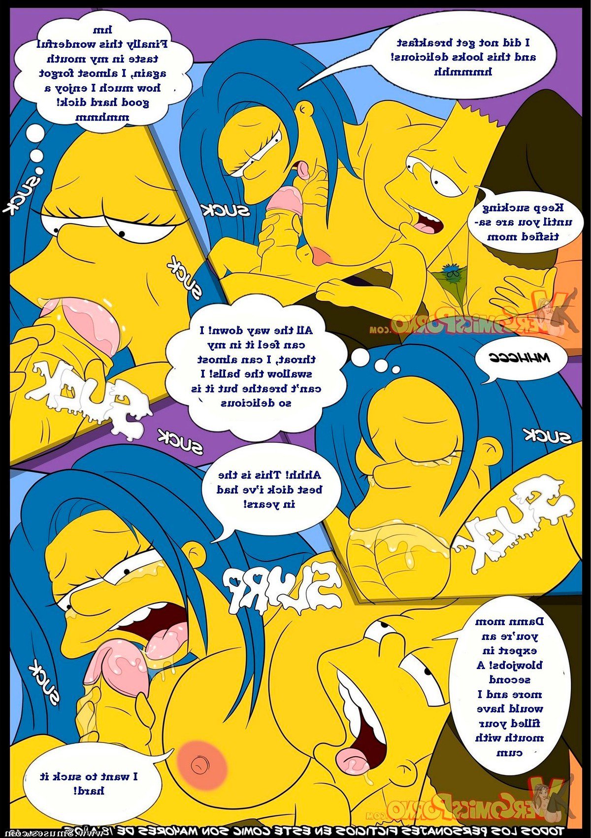 Порно Комикс Симпсоны 3.