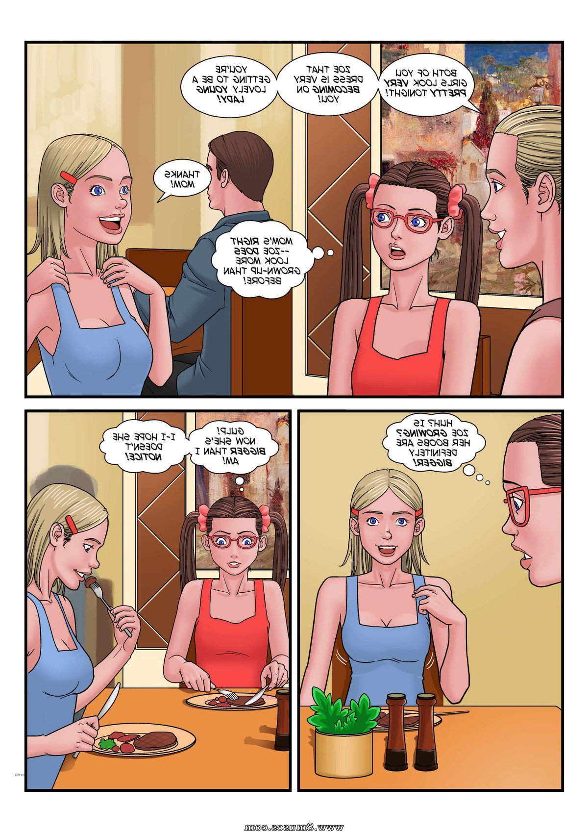 Комиксы Age Regression.
