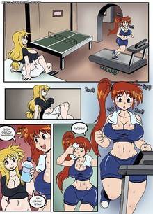 Nanoha and Fates Workout